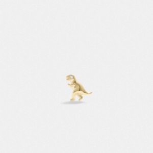 Coach 14 K Rexy Single Stud Women Earrings Gold | UAE_CH76607