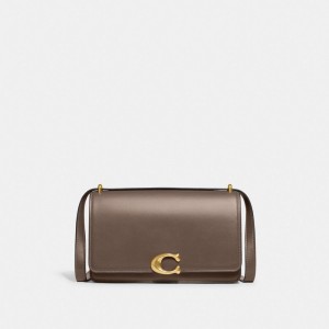 Coach Bandit Brass Women Shoulder Bags Dark Grey | UAE_CH19549