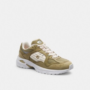 Coach C301 Moss Women Sneakers Olive | UAE_CH70440