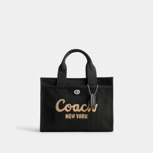 Coach Cargo 26 Women Tote Bag Black | UAE_CH50291