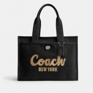 Coach Cargo 42 Women Tote Bag Black | UAE_CH48151