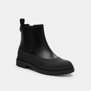 Coach Carver Men Boots Black | UAE_CH54912