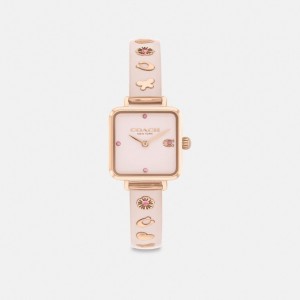 Coach Cass 22 Mm Blush Women Watches Pink | UAE_CH19518