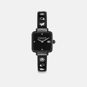 Coach Cass 22 Mm Women Watches Black | UAE_CH57403