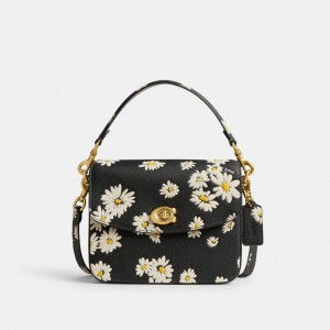 Coach Cassie 19 With Floral Print Brass Women Crossbody Bags Multicolor | UAE_CH74712