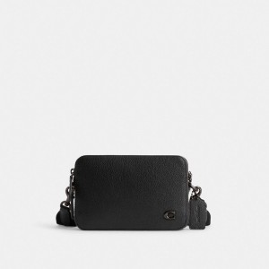 Coach Charter 19 Men Crossbody Bags Black | UAE_CH77544