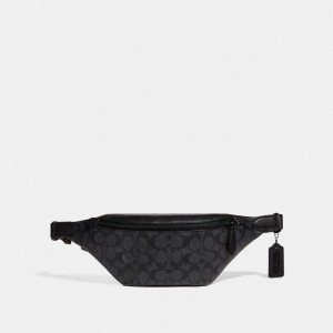 Coach Charter Belt 7 In Signature Women Belt Bags Grey | UAE_CH89586