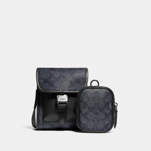 Coach Charter North Men Crossbody Bags Grey | UAE_CH14210