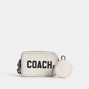 Coach Charter With Graphic Polished Pebble Leather Men Crossbody Bags Multicolor | UAE_CH58783
