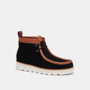 Coach Chukka Men Boots Black | UAE_CH25112