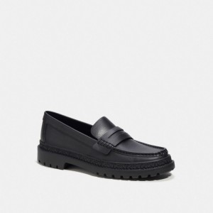 Coach Cooper Men Loafers Black | UAE_CH49107