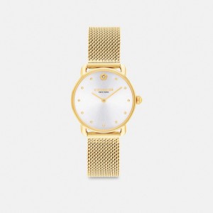 Coach Elliot 28 Mm Women Watches Gold | UAE_CH79105