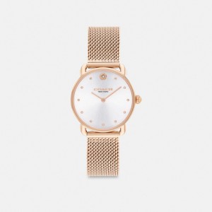 Coach Elliot 28 Mm Women Watches Rose Gold | UAE_CH18426