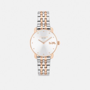 Coach Elliot 28 Mm Women Watches Silver | UAE_CH42775