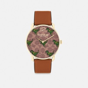 Coach Elliot 36 Mm Women Watches Brown | UAE_CH42251