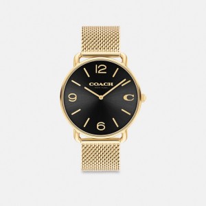 Coach Elliot 41 Mm Men Watches Gold / Black | UAE_CH96048