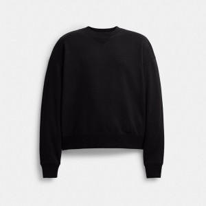 Coach Essential Crewneck Men T Shirts Black | UAE_CH79561