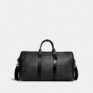 Coach Gotham In Signature Canvas Copper Men Duffle Bags Black | UAE_CH71270