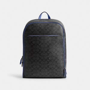 Coach Gotham In Signature Men Backpacks Grey | UAE_CH17518