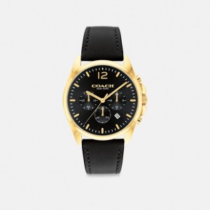 Coach Greyson 43 Mm Men Watches Black | UAE_CH89793