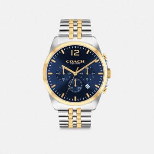Coach Greyson 43 Mm Men Watches Silver | UAE_CH19731