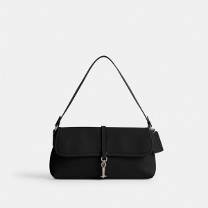 Coach Hamptons Women Shoulder Bags Silver / Black | UAE_CH64510