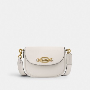 Coach Harley Brass Women Crossbody Bags White | UAE_CH98866