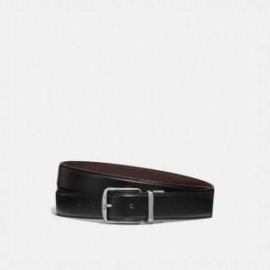 Coach Harness Buckle Cut To Size Reversible Belt 32 Mm Men Belts Black / Brown | UAE_CH48672