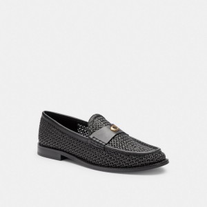 Coach Jolene Women Loafers Black | UAE_CH99041