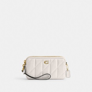 Coach Kira With Pillow Quilting Nappa Leather Women Crossbody Bags White | UAE_CH46854