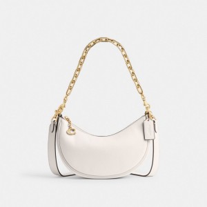 Coach Mira Brass Women Shoulder Bags White | UAE_CH16797