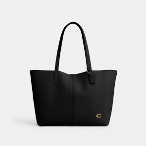 Coach North 32 Brass Women Tote Bag Black | UAE_CH77123