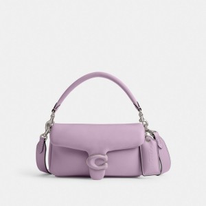 Coach Pillow Tabby 20 Women Shoulder Bags Silver / Purple | UAE_CH41841