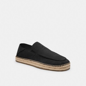 Coach Reilly Men Espadrille Black | UAE_CH36999
