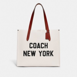 Coach Relay With Graphic Polished Pebble Leather Men Tote Bag Multicolor | UAE_CH89160