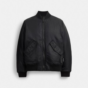 Coach Reversible Ma 1 Men Jackets Black | UAE_CH43810