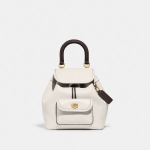 Coach Riya 21 In Colorblock Glovetanned Leather Women Backpacks Multicolor | UAE_CH69771