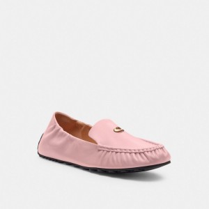 Coach Ronnie Soft Women Loafers Pink | UAE_CH37113