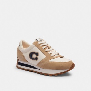 Coach Runner Chalk Women Sneakers Navy | UAE_CH79593