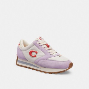 Coach Runner Soft Women Sneakers Purple | UAE_CH11718
