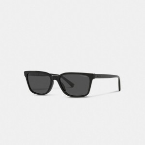 Coach Signature Workmark Square Men Sunglasses Black | UAE_CH88005