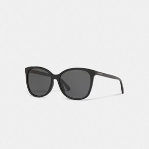 Coach Signature Workmark Square Women Sunglasses Black | UAE_CH82265