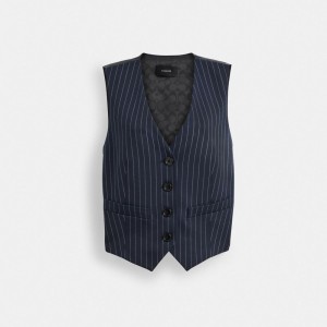 Coach Suit Women Tops Navy | UAE_CH71884