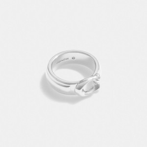 Coach Tabby Women Ring Silver | UAE_CH15908