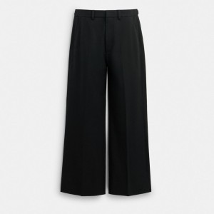 Coach Tailored Men Pants Black | UAE_CH89977