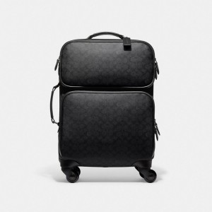 Coach Wheeled Carry On In Signature Men Tote Bag Grey | UAE_CH89932